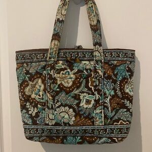 Vera Bradley Handbag Purse Blue/Green/Brown